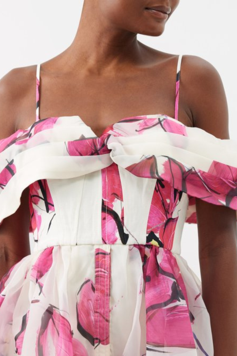 Églantine Floral Maxi Dress