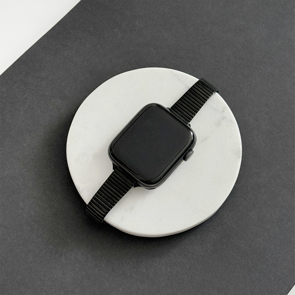 SLIM Fine Line Apple Watch Strap - Black