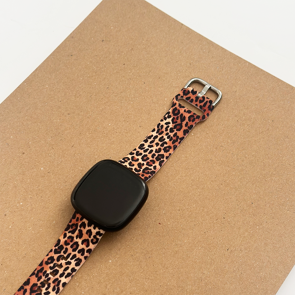 Fitbit Kayışı - Leopar Desenli