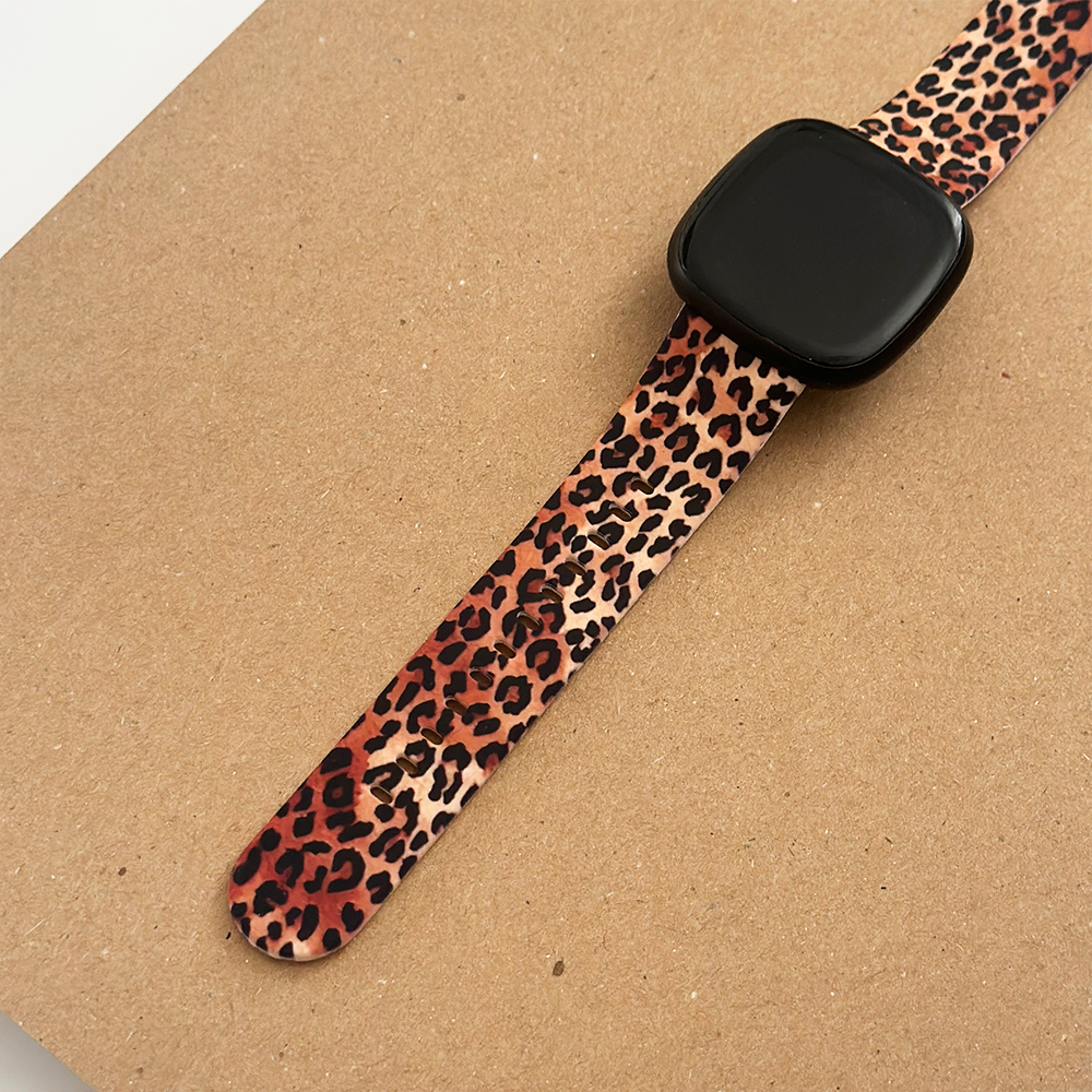 Fitbit Kayışı - Leopar Desenli
