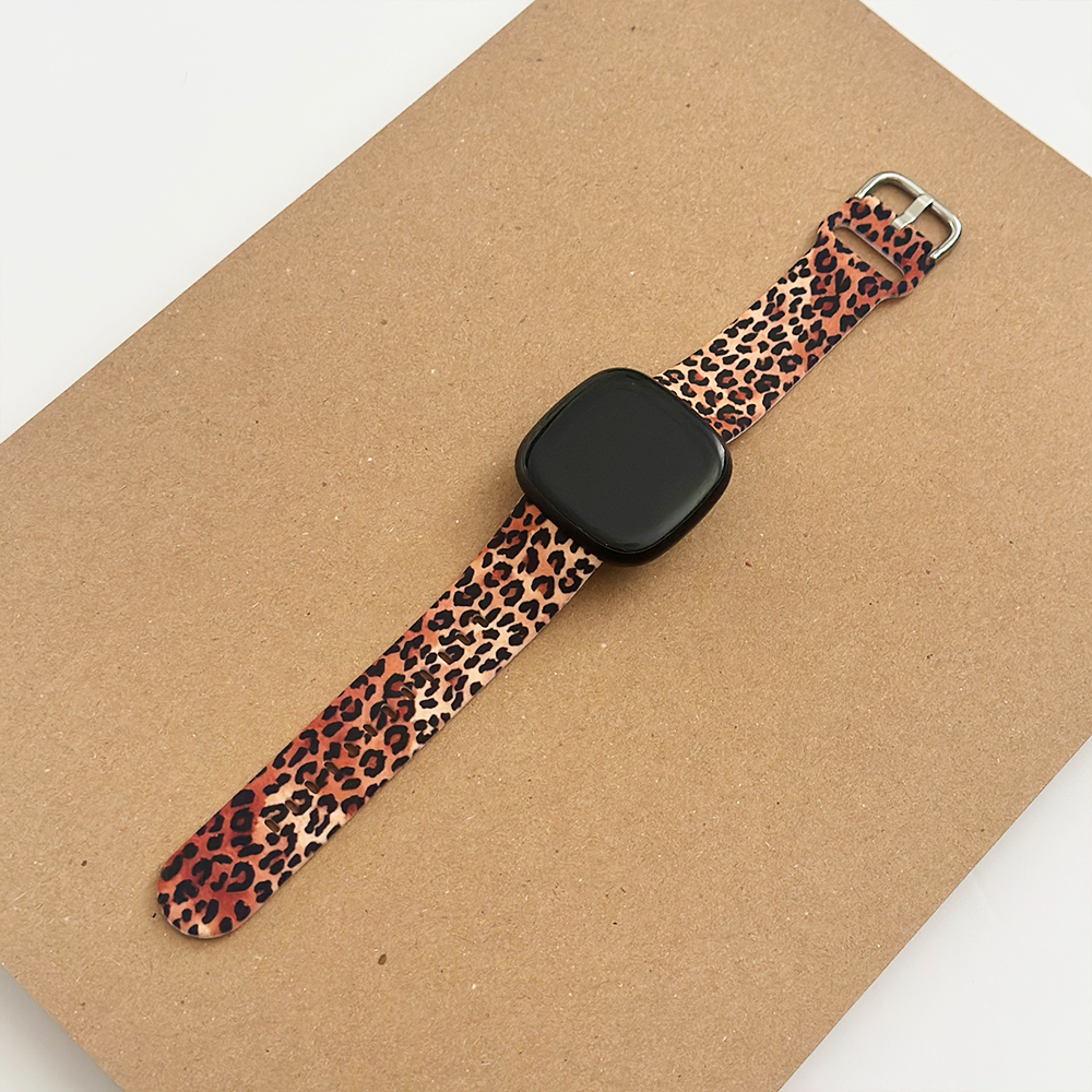 Fitbit Kayışı - Leopar Desenli