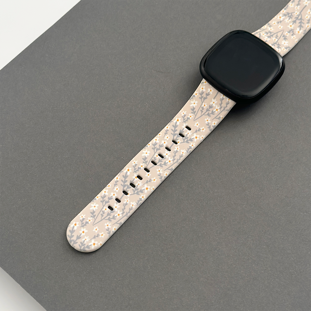 Fitbit Kayışı - Nude Çiçekler