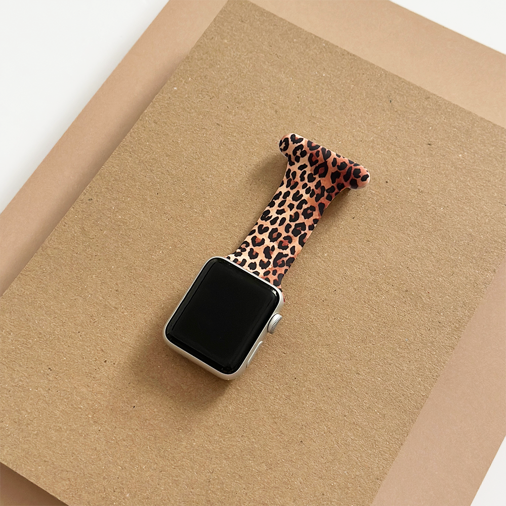 Apple Watch Clip-on Fob Strap - Leopard