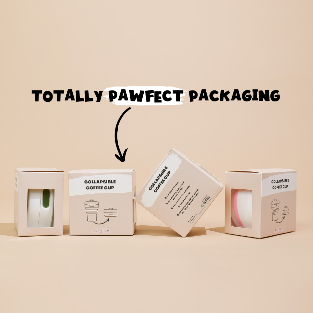 Cocopup Katlanabilir Kahve Bardağı - Siyah