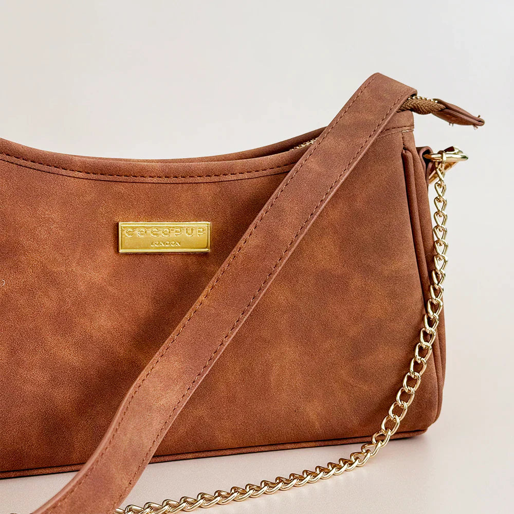 Köpek Gezdirme Çantası - Bej Süet