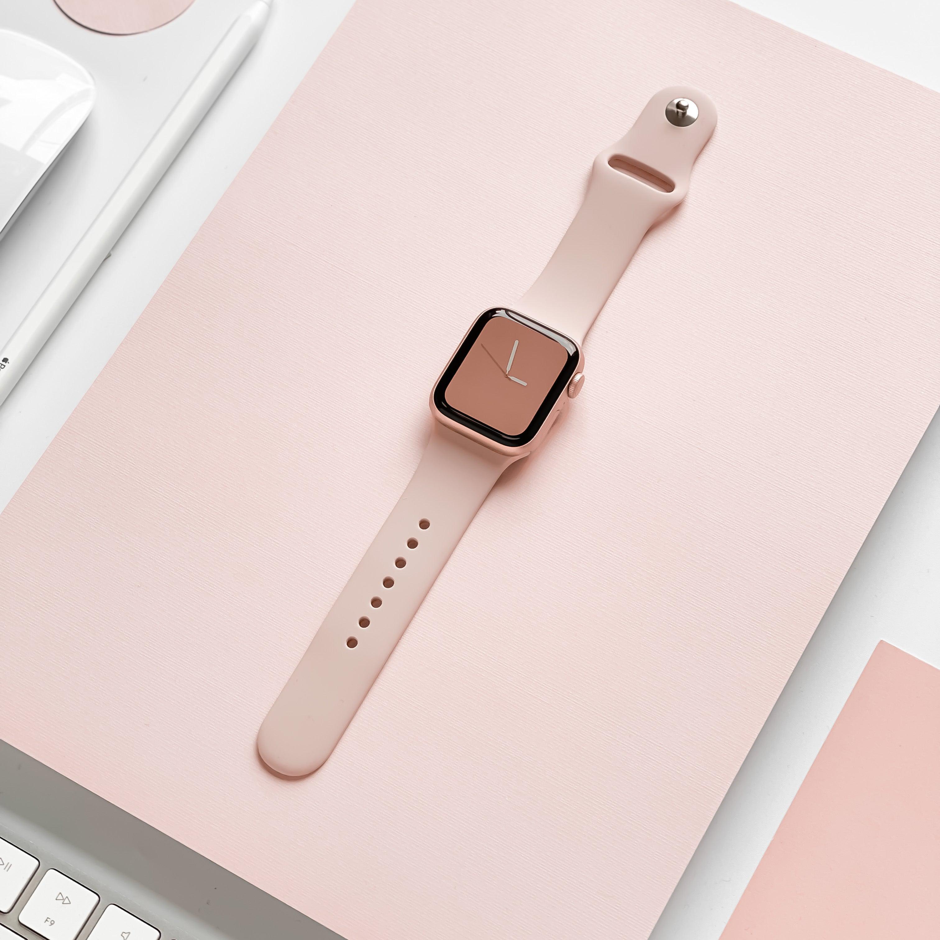 NAKD Apple Watch Strap - Powder Pink