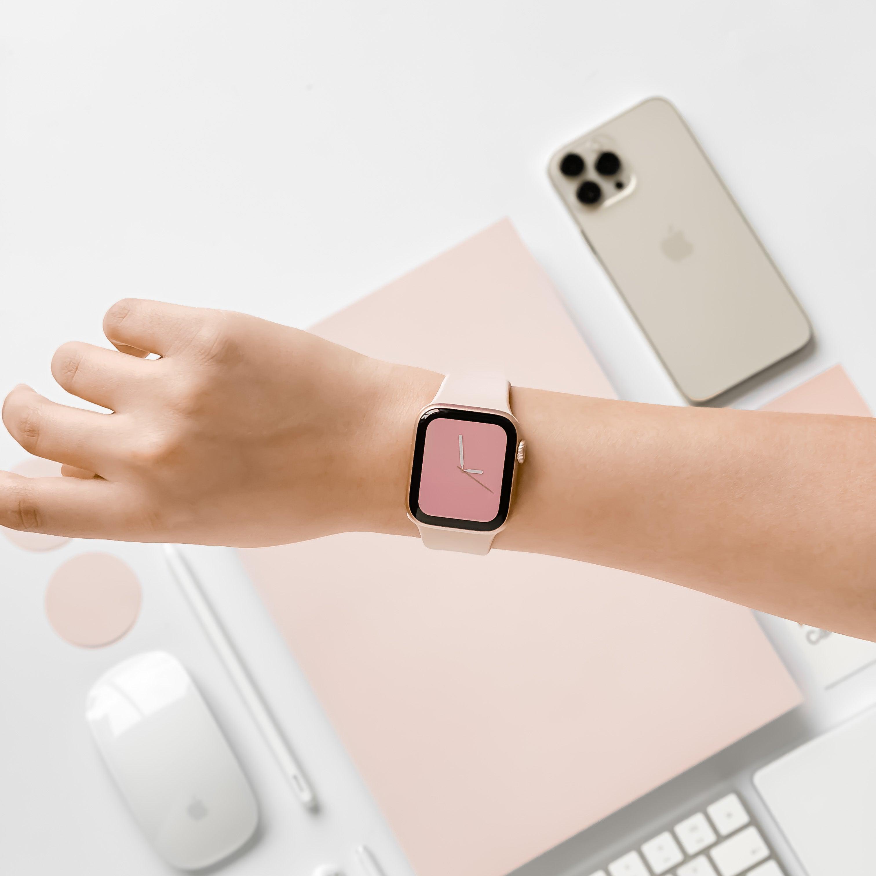 NAKD Apple Watch Strap - Powder Pink