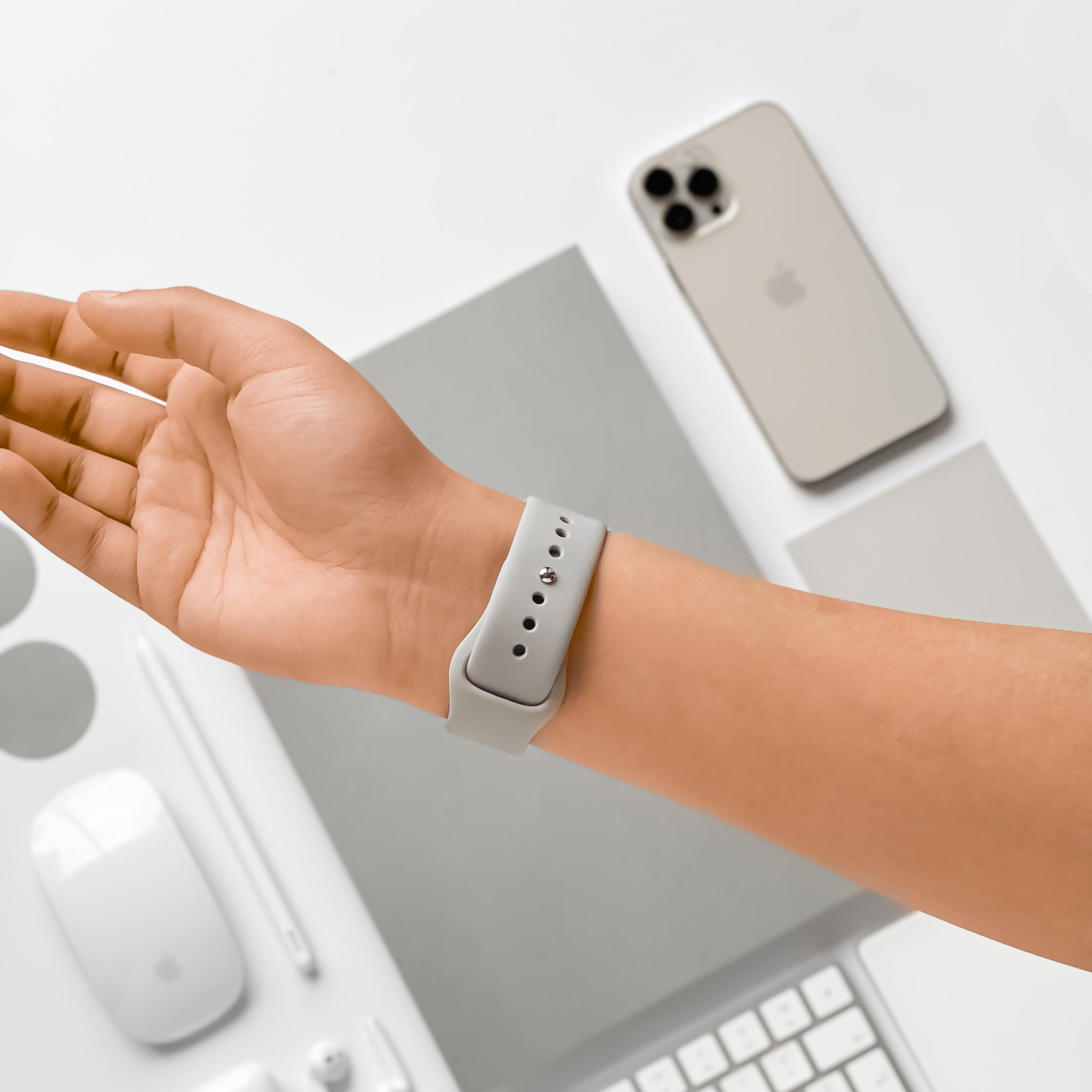 NAKD Apple Watch Kayışı - Buz Grisi