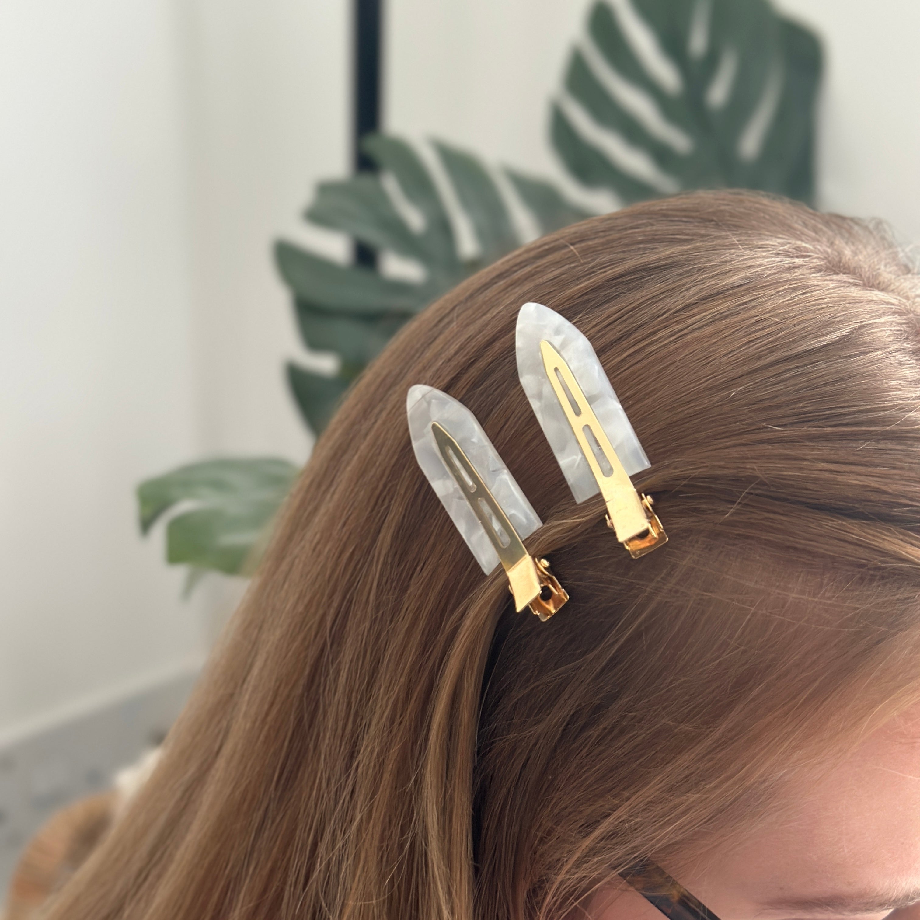 Kırışmayan Saç Tokaları - İnci Rengiyle Çok Şık