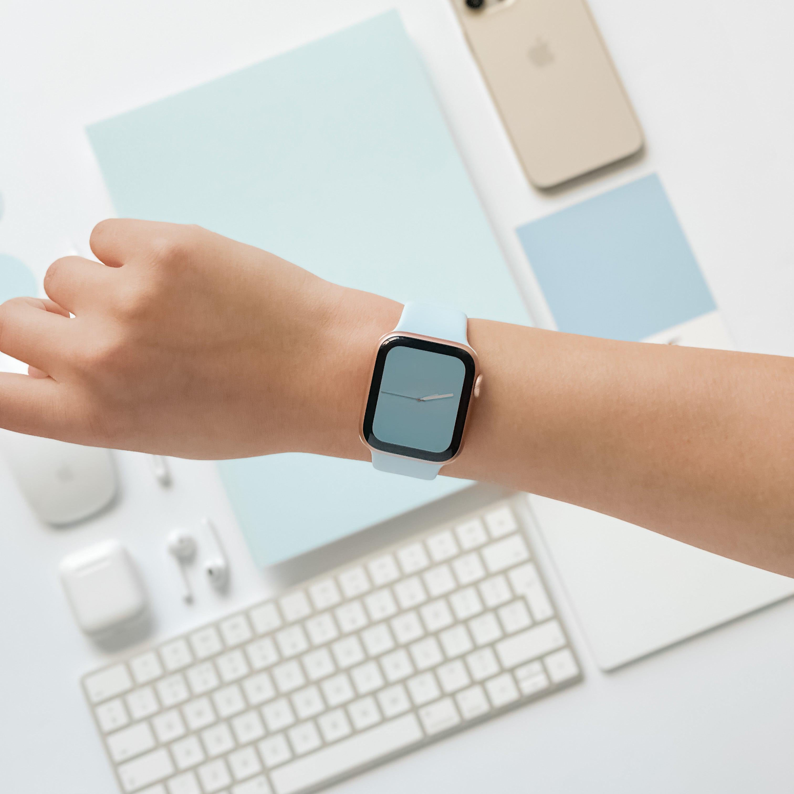 NAKD Apple Watch Kayışı - Açık Mavi