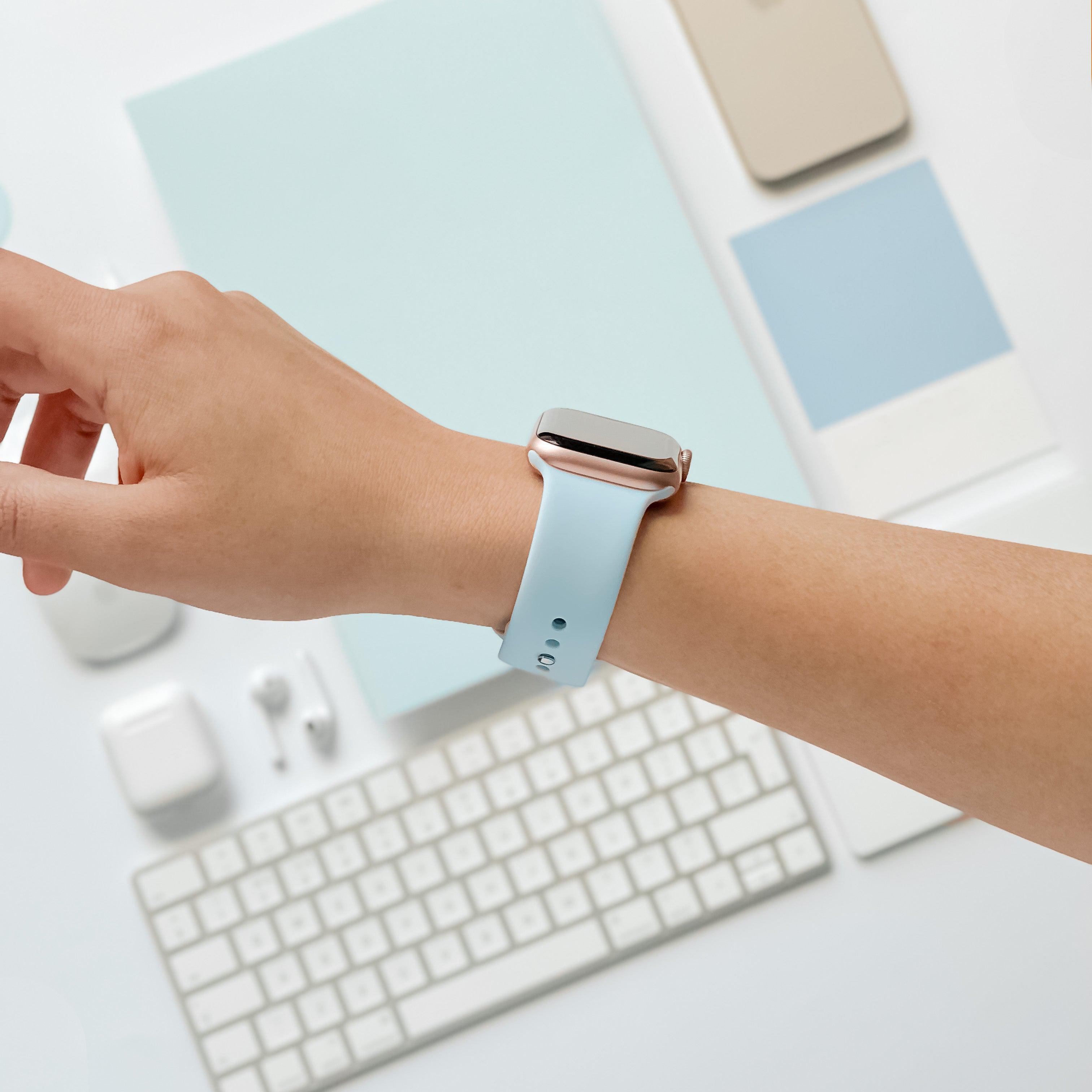 NAKD Apple Watch Kayışı - Açık Mavi