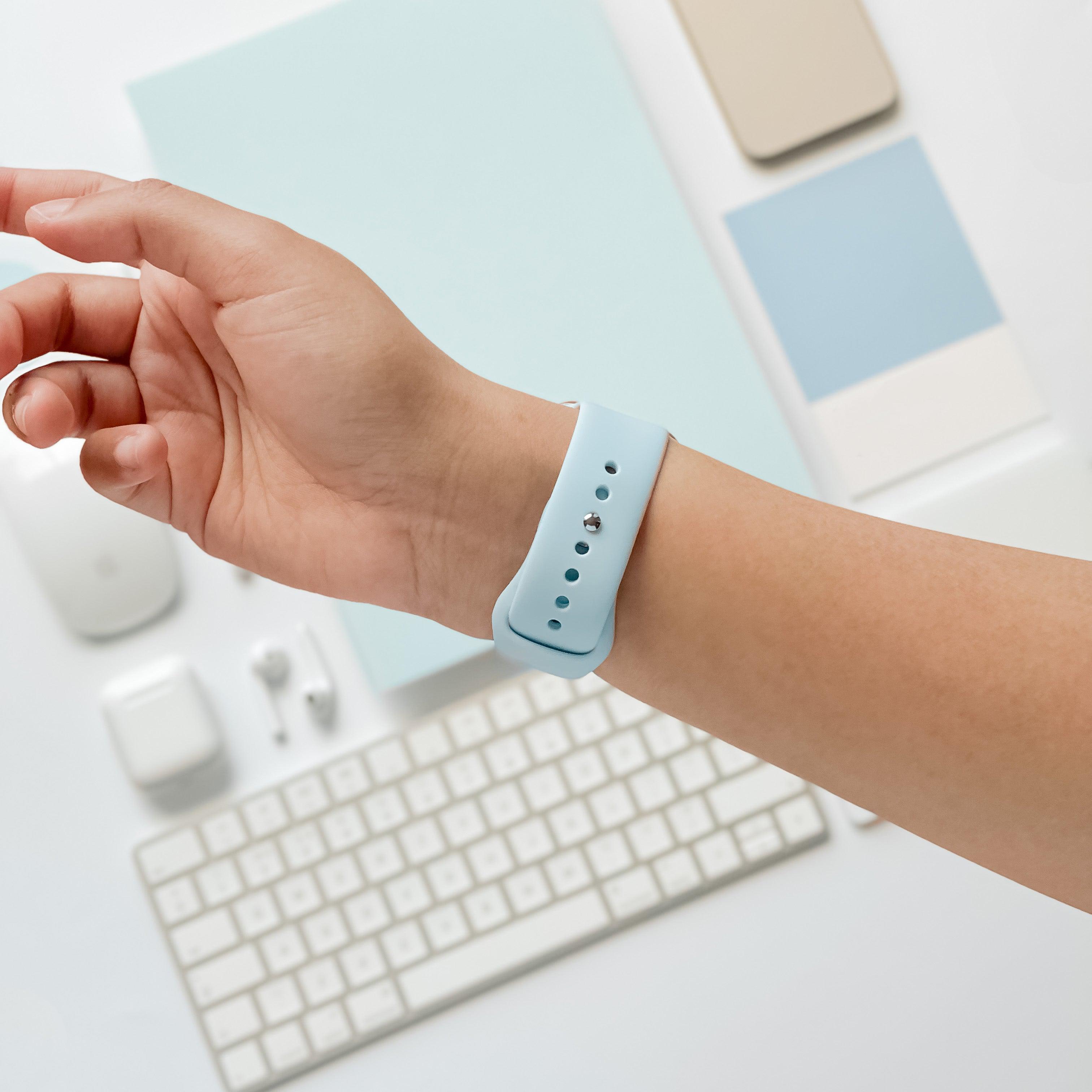 NAKD Apple Watch Kayışı - Açık Mavi