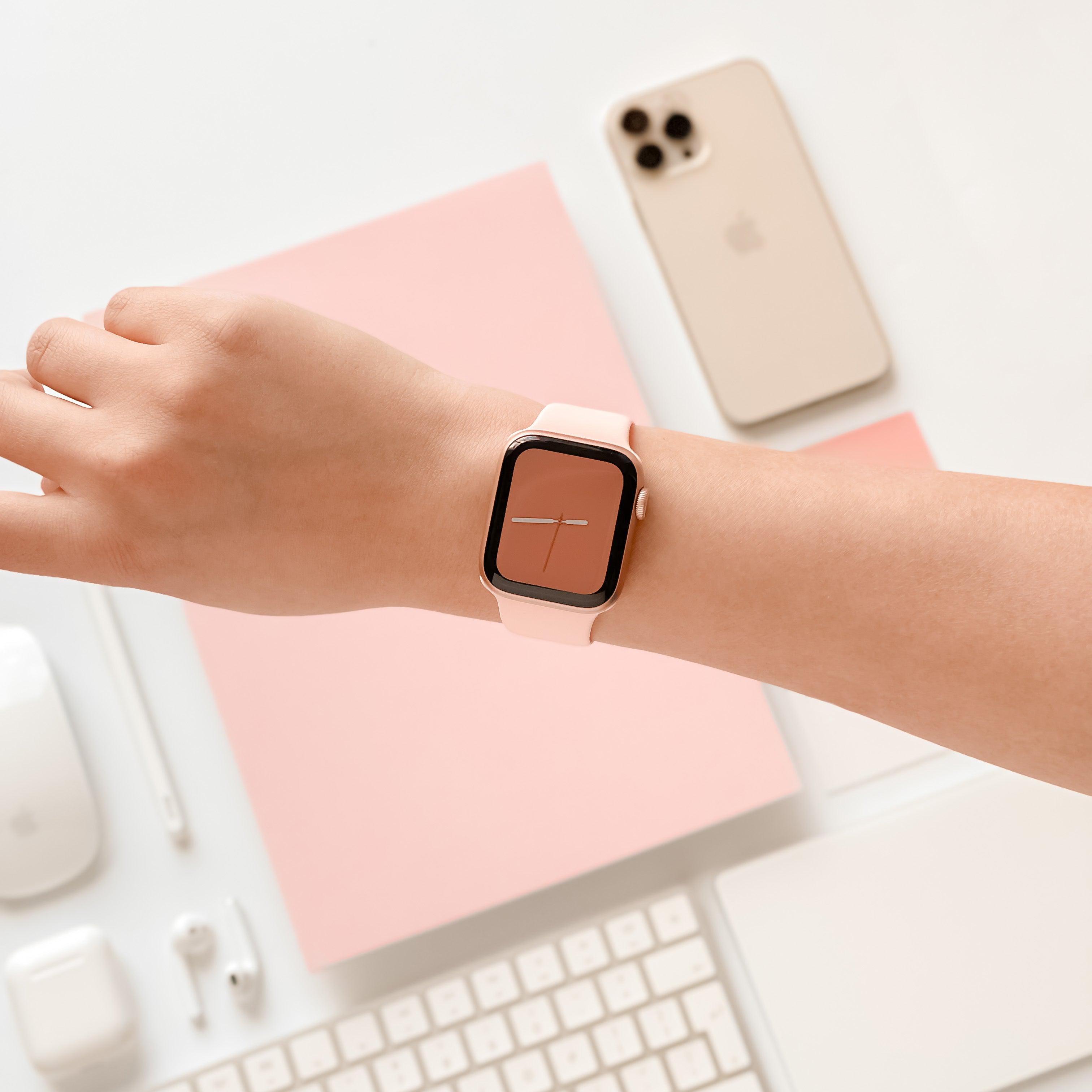 NAKD Apple Watch Kayışı - Mercan Pembesi