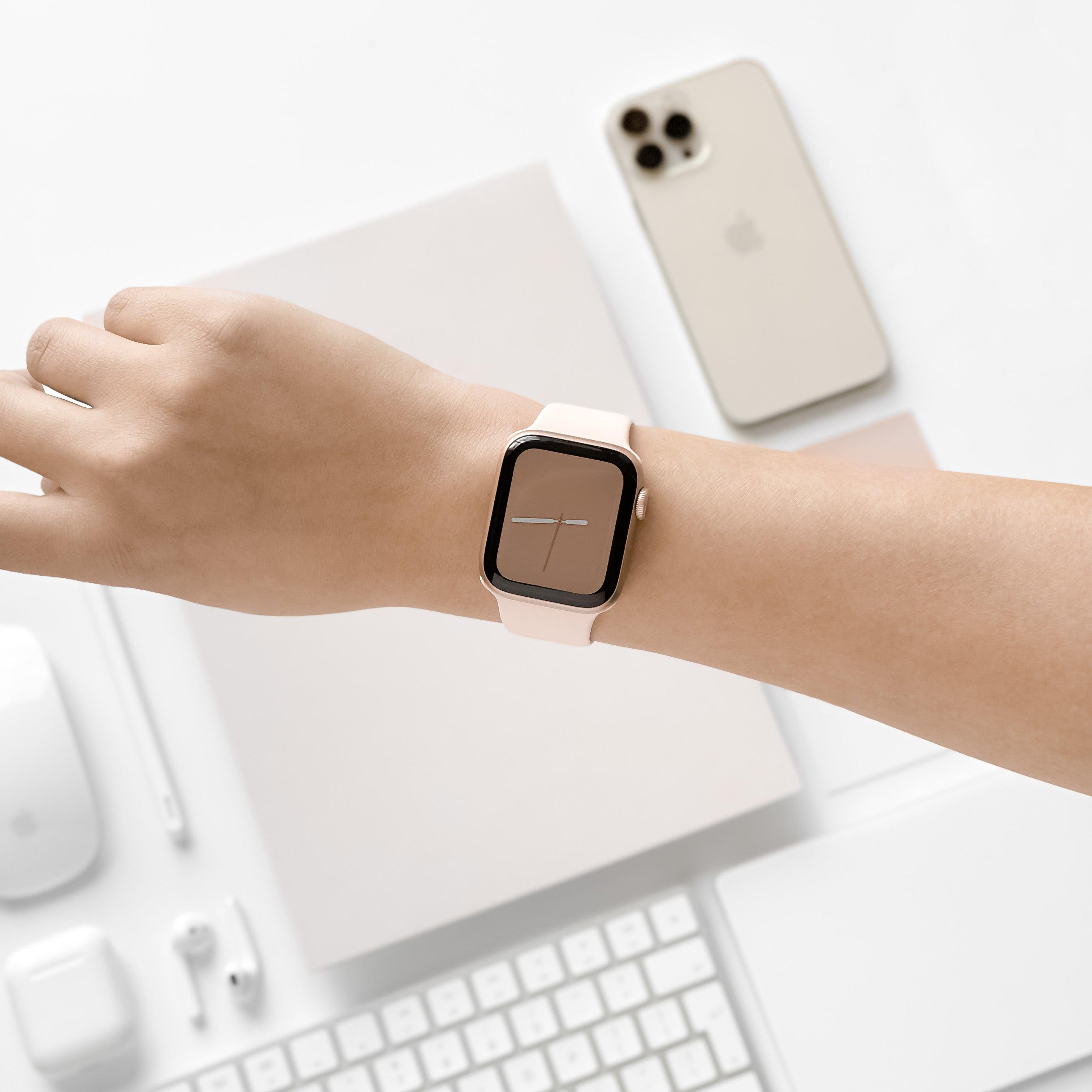 NAKD Apple Watch Kayışı - Badem Beyazı 