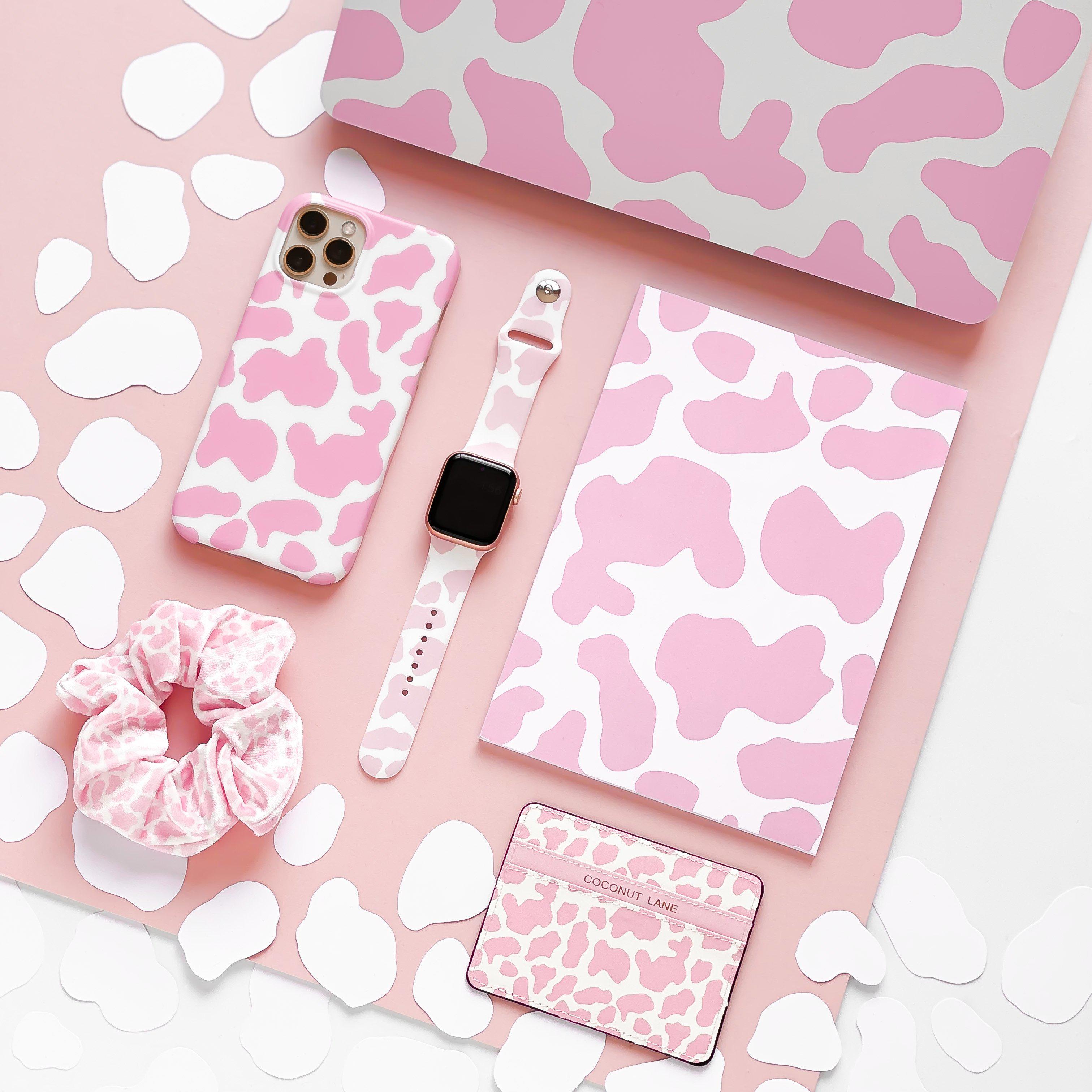 Pembe İnek Apple Watch Kayışı