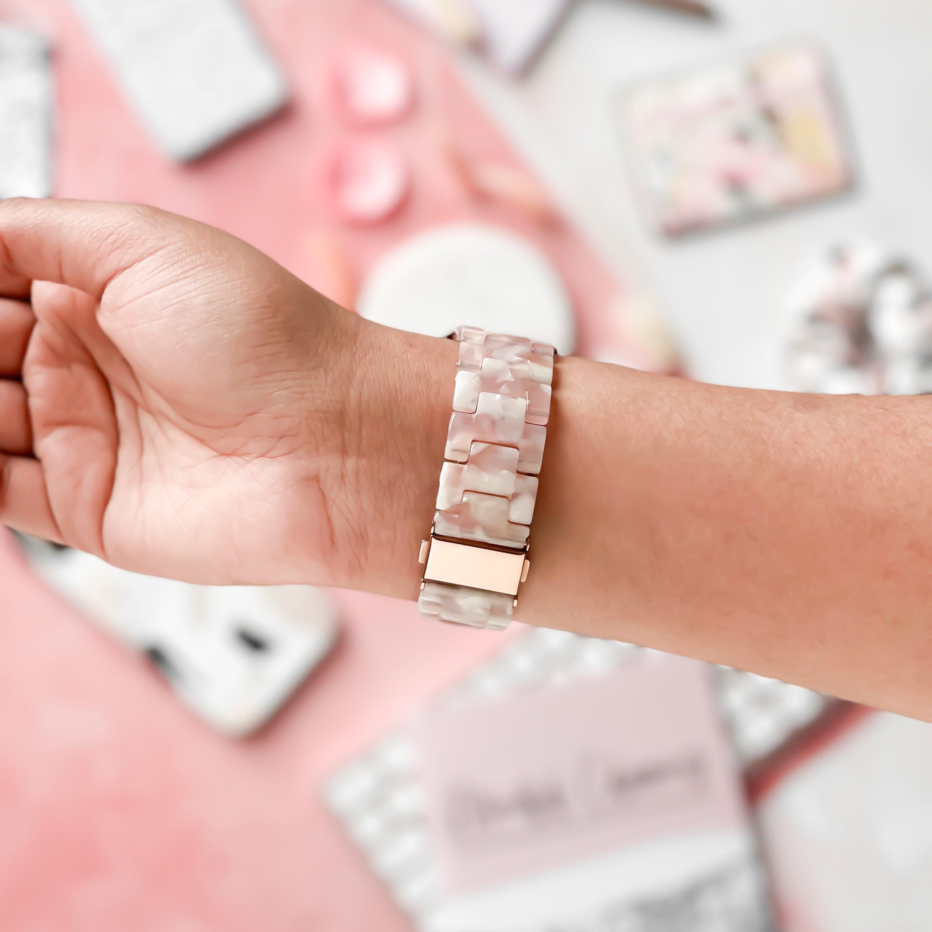 Lüks Gül Rengi Apple Watch Kayışı