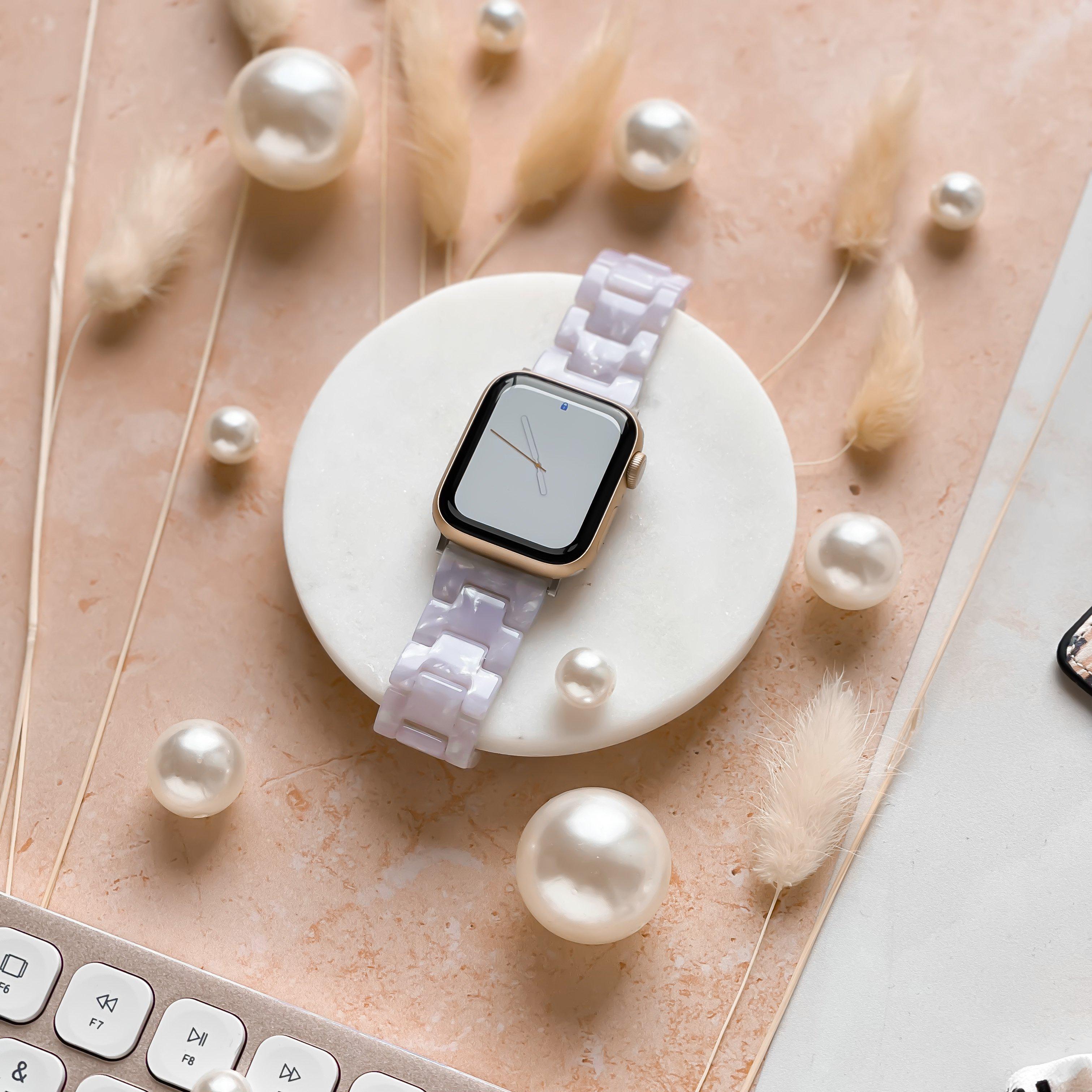 Lüks İnci Apple Watch Kayışı