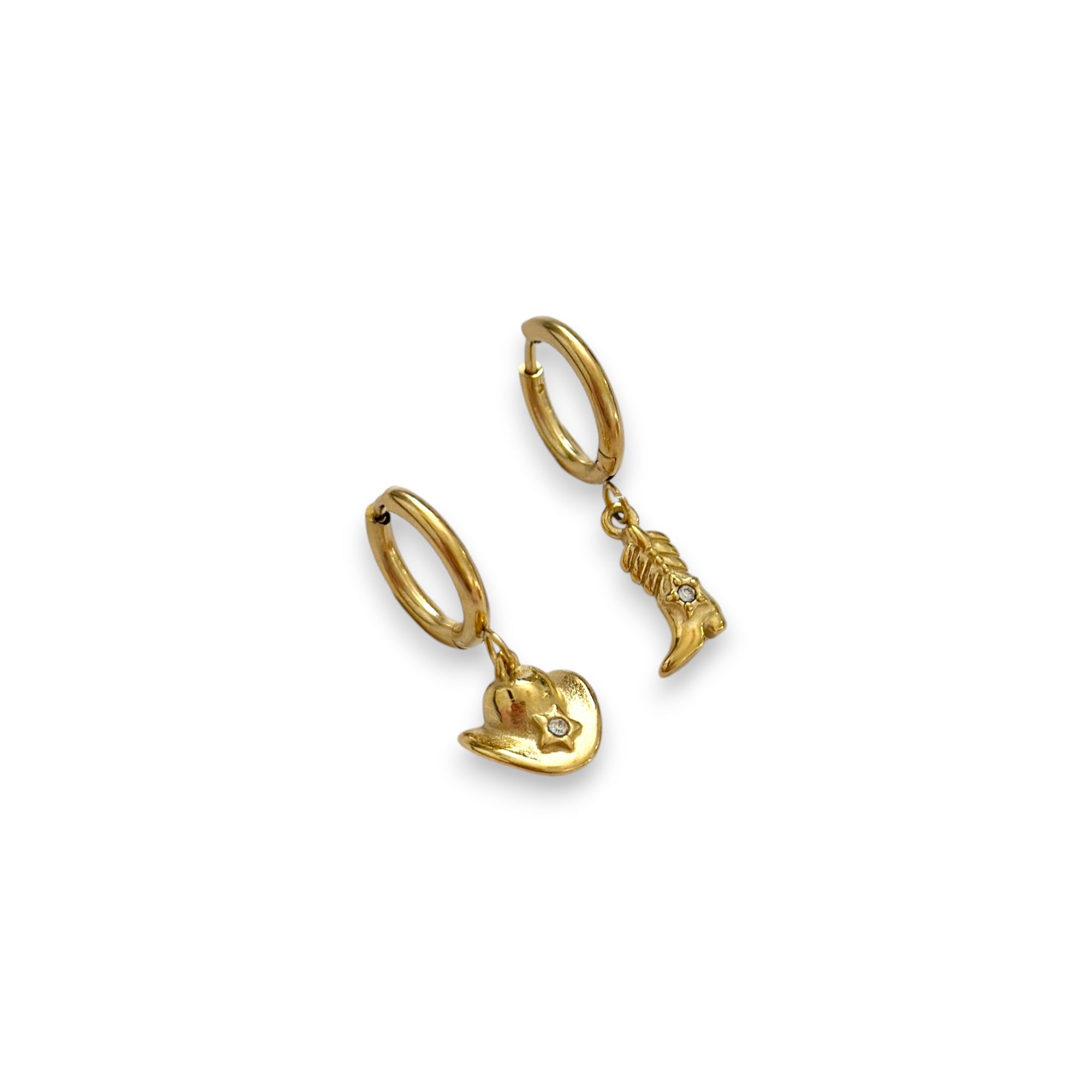 Cowgirl Boot & Hat Earrings
