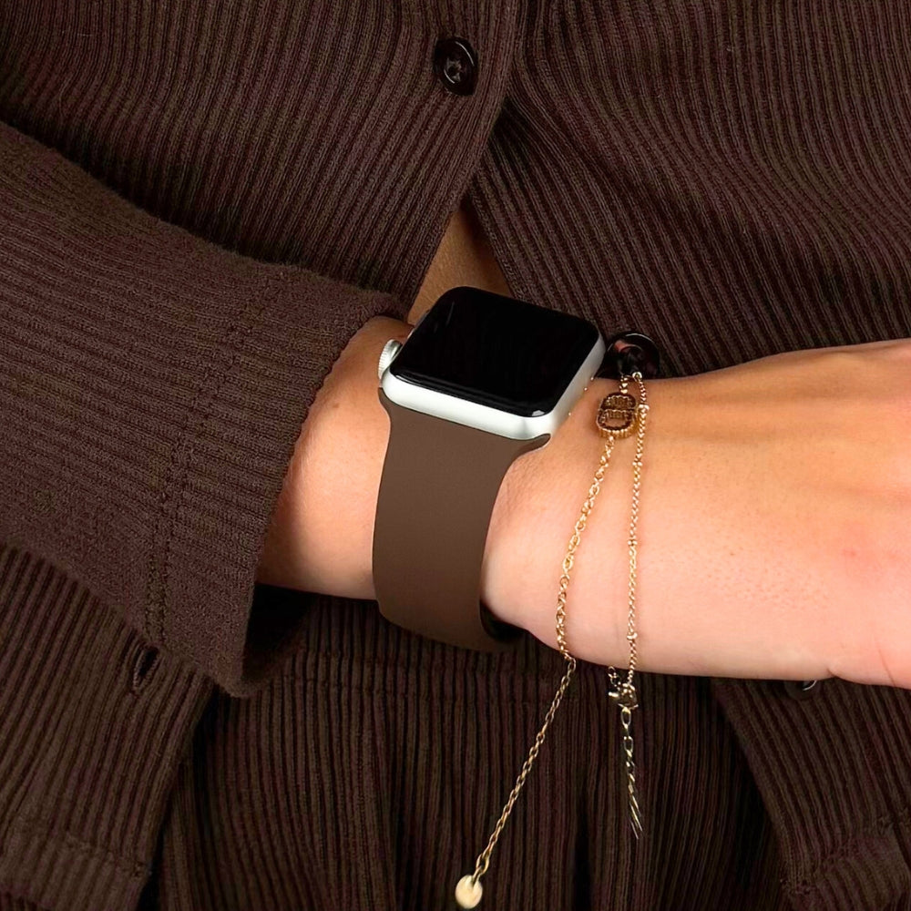 NAKD Apple Watch Kayışı - Çikolata
