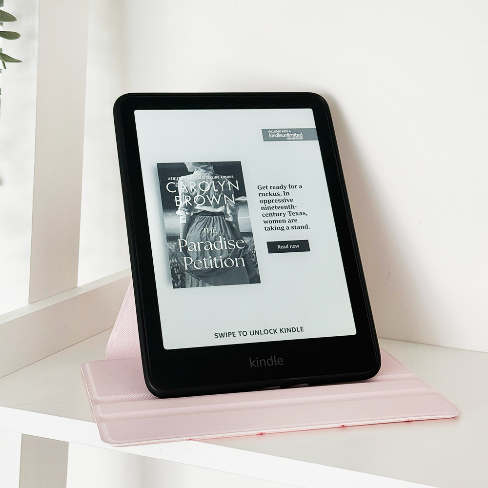 Küçük Çiçekli Pembe Kindle Kılıfı 