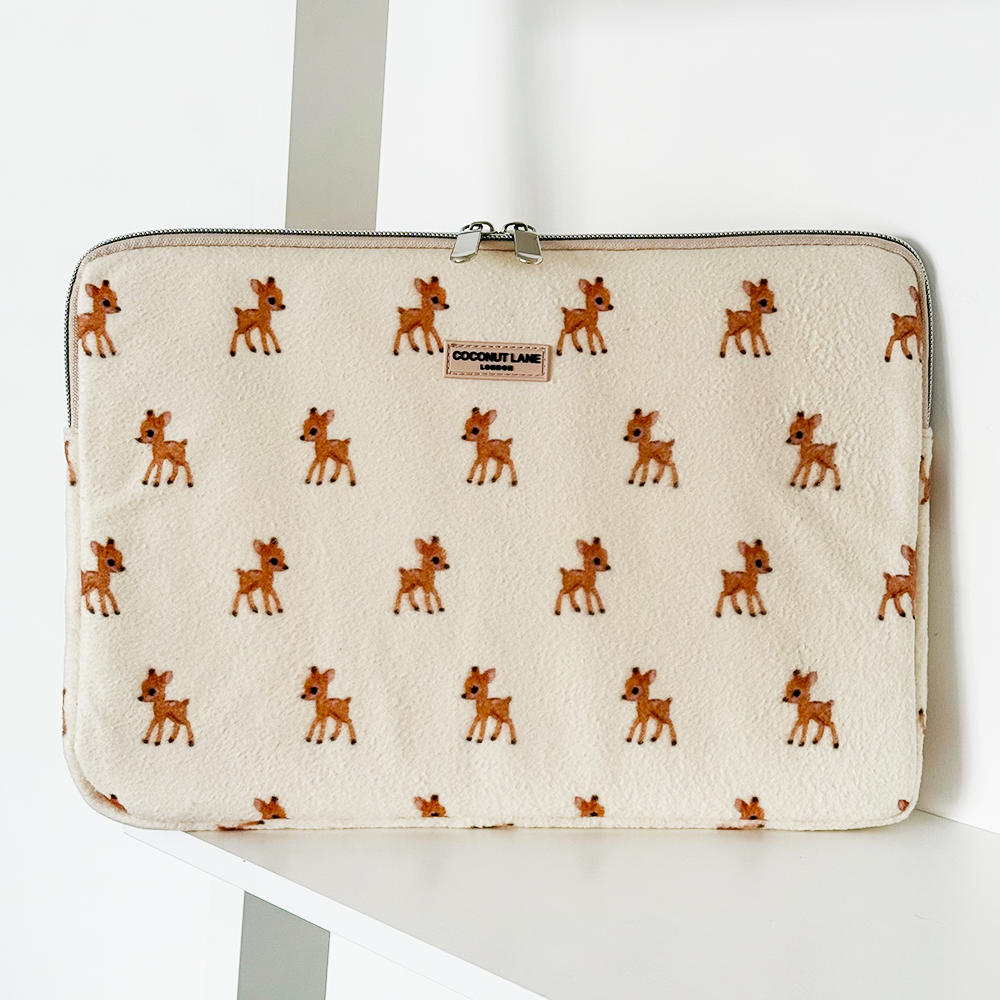 Fleecy Fawn Laptop Sleeve
