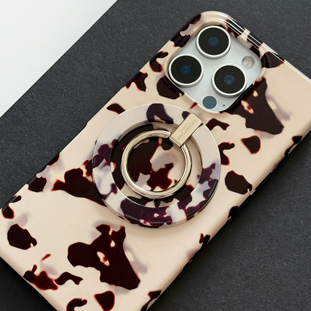 MAGSAFE® Telefon Yüzüğü - Fildişi Kaplumbağa Desenli