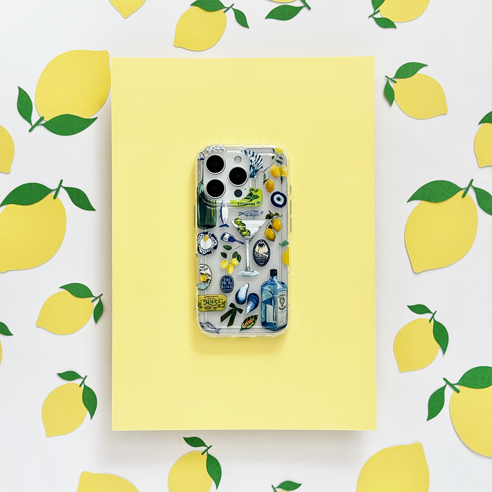 Şeffaf Telefon Kılıfı - Martini Sahili