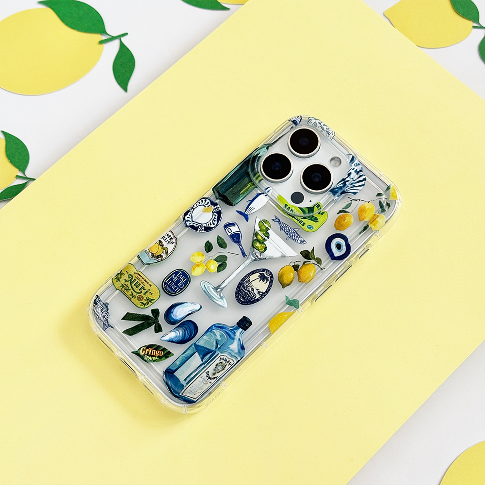 Şeffaf Telefon Kılıfı - Martini Sahili