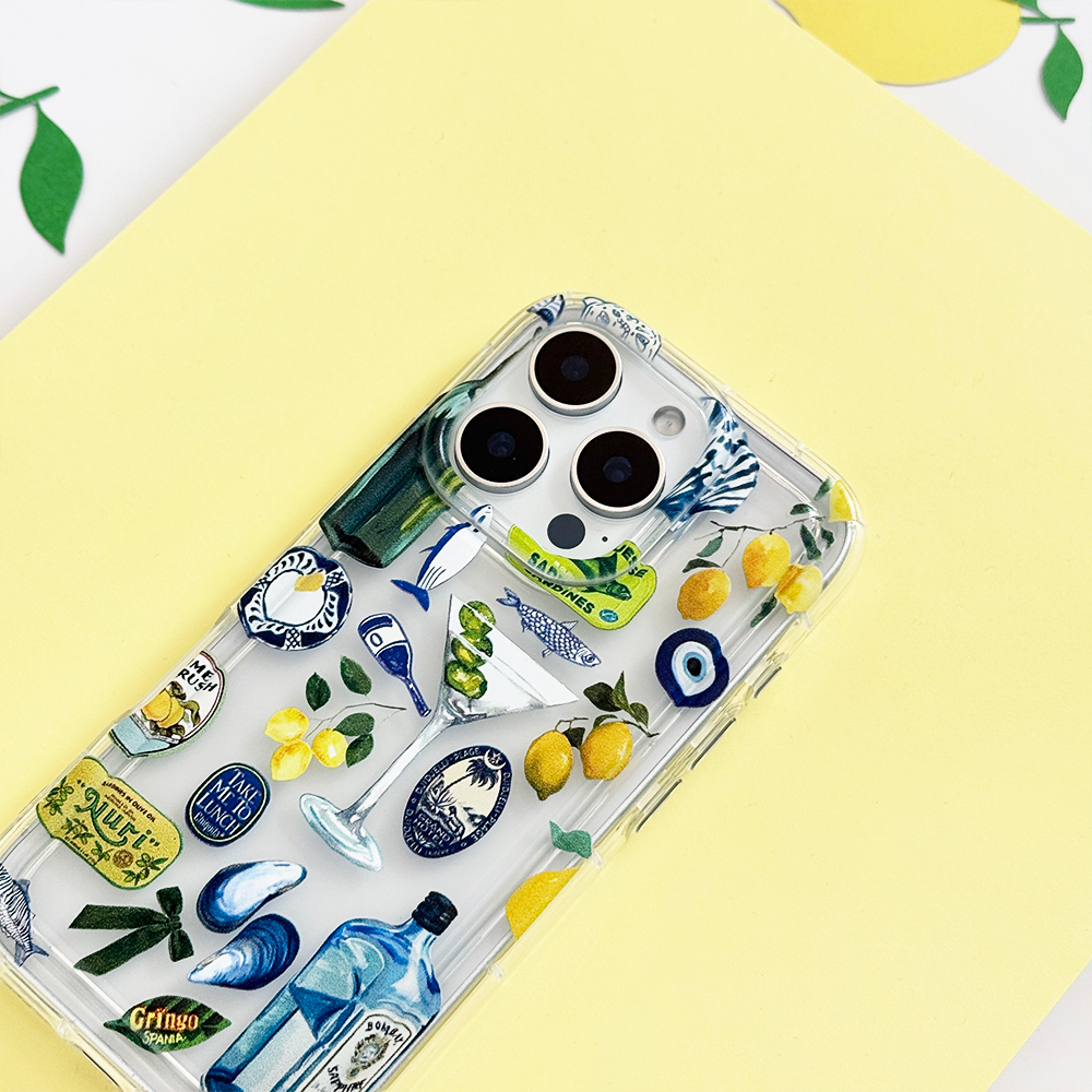 Şeffaf Telefon Kılıfı - Martini Sahili