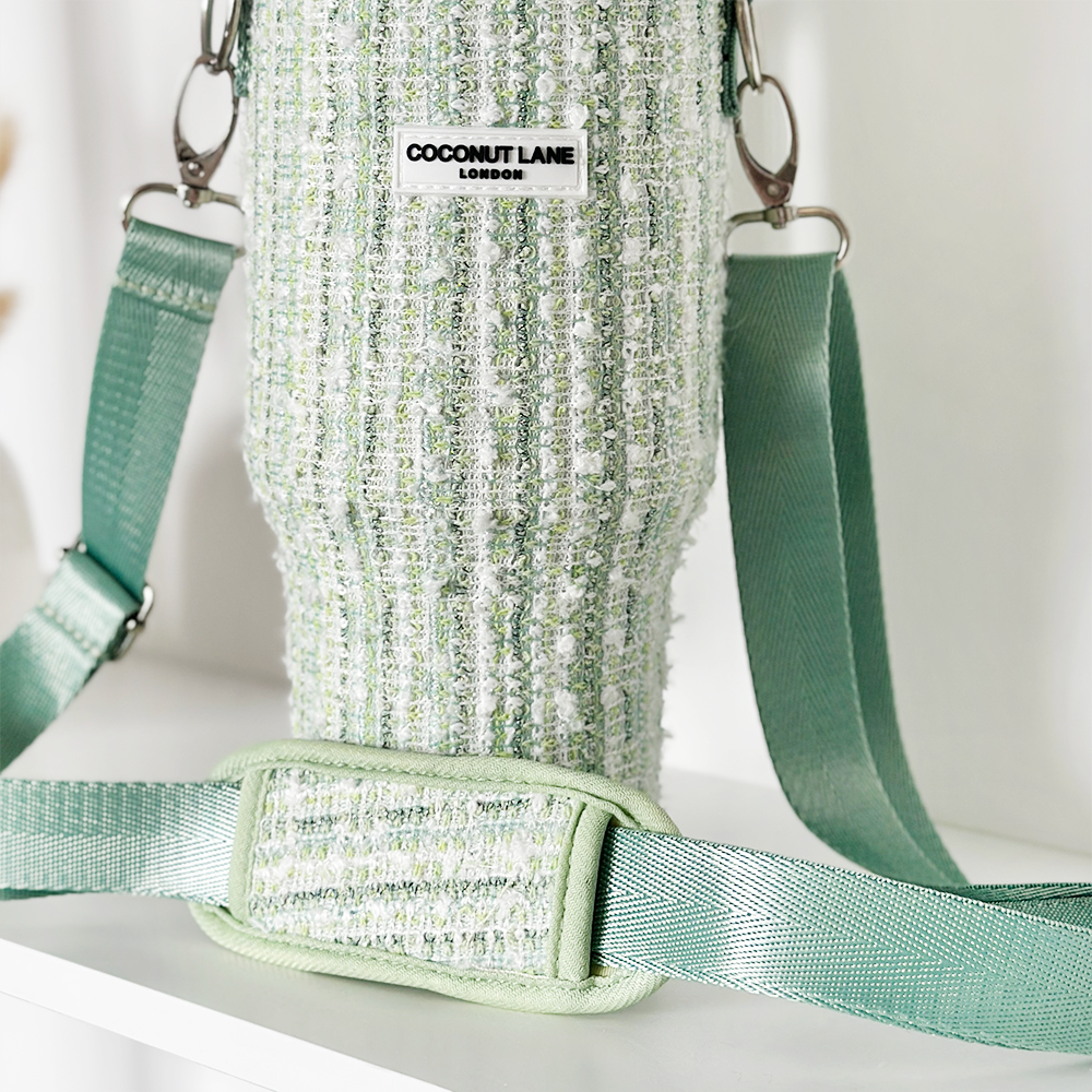 Tumbler Carry Case - Matcha Textured Tweed