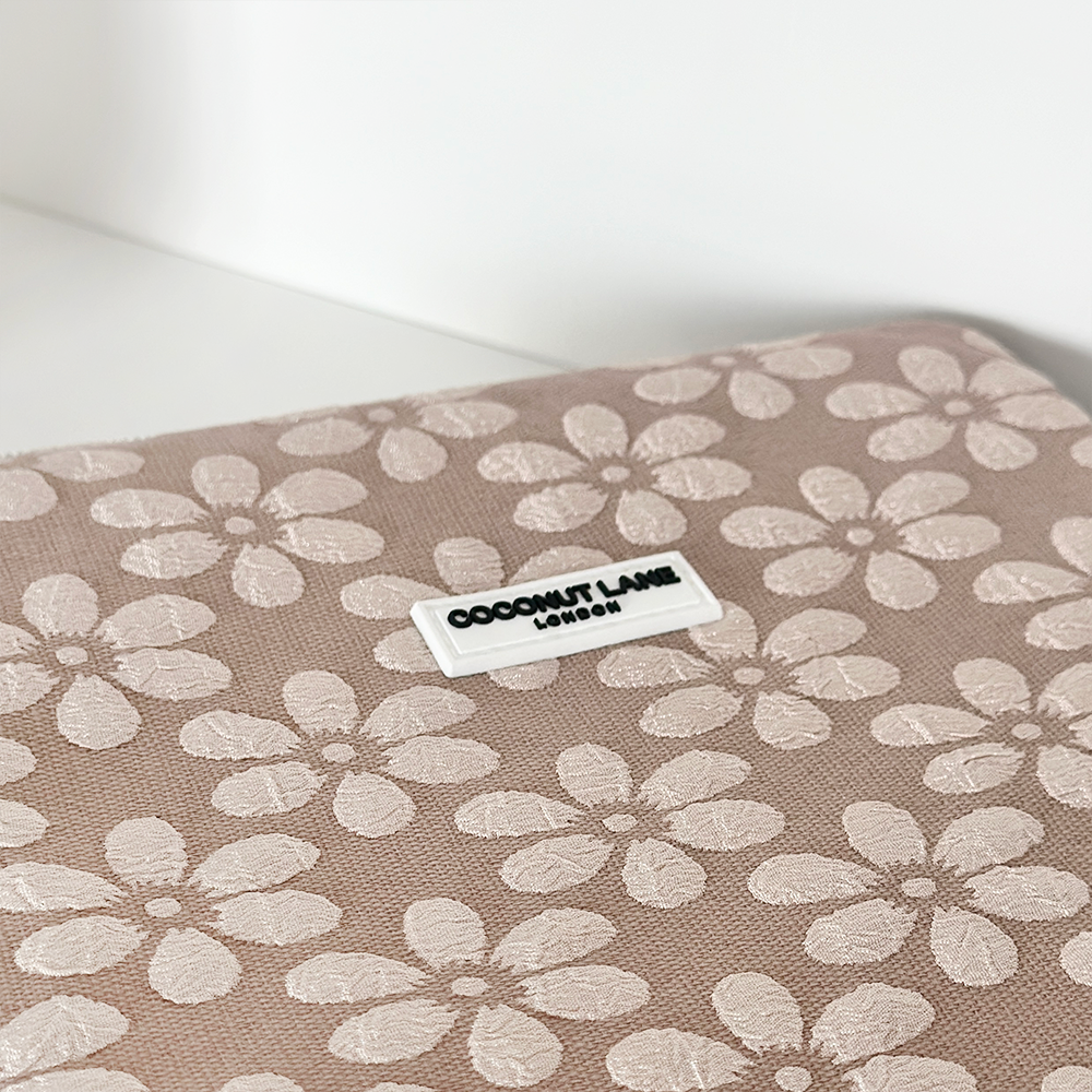Mocha Flower iPad Sleeve