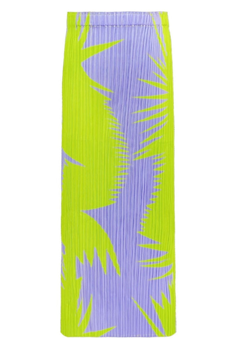 Pleated Lapel Top Two-Piece Set Skirt