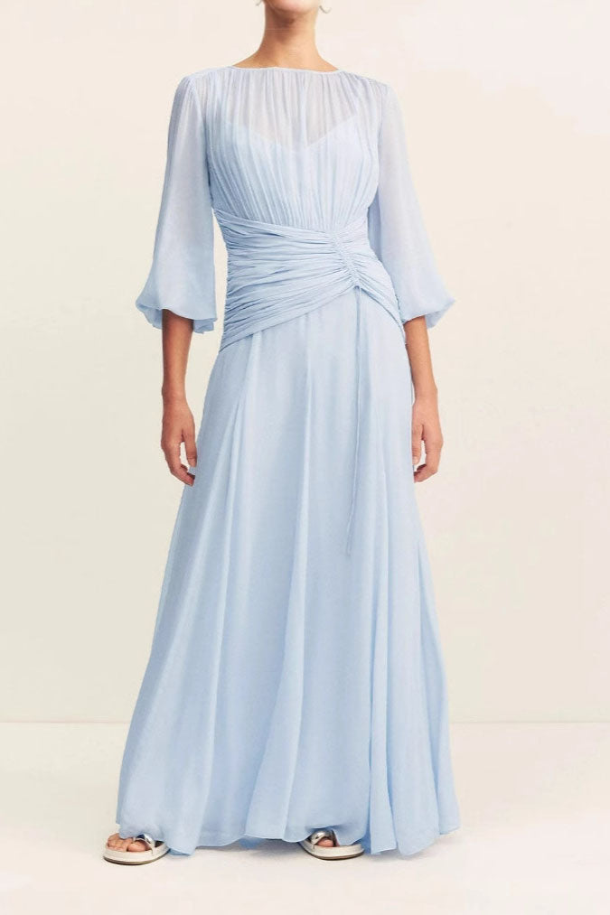 Tea Break French Blue Dress