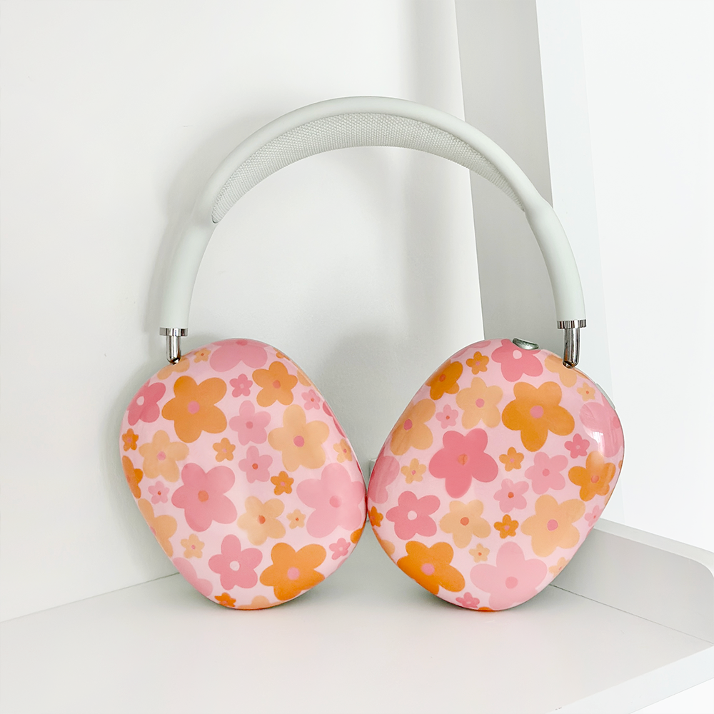AirPods Max Case - Pink & Orange Bloom