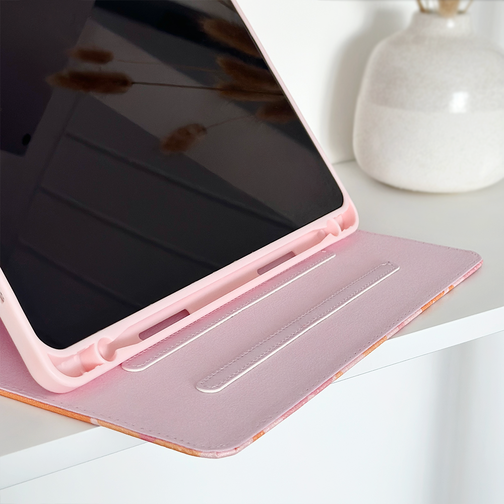 Pink & Orange Bloom iPad Case
