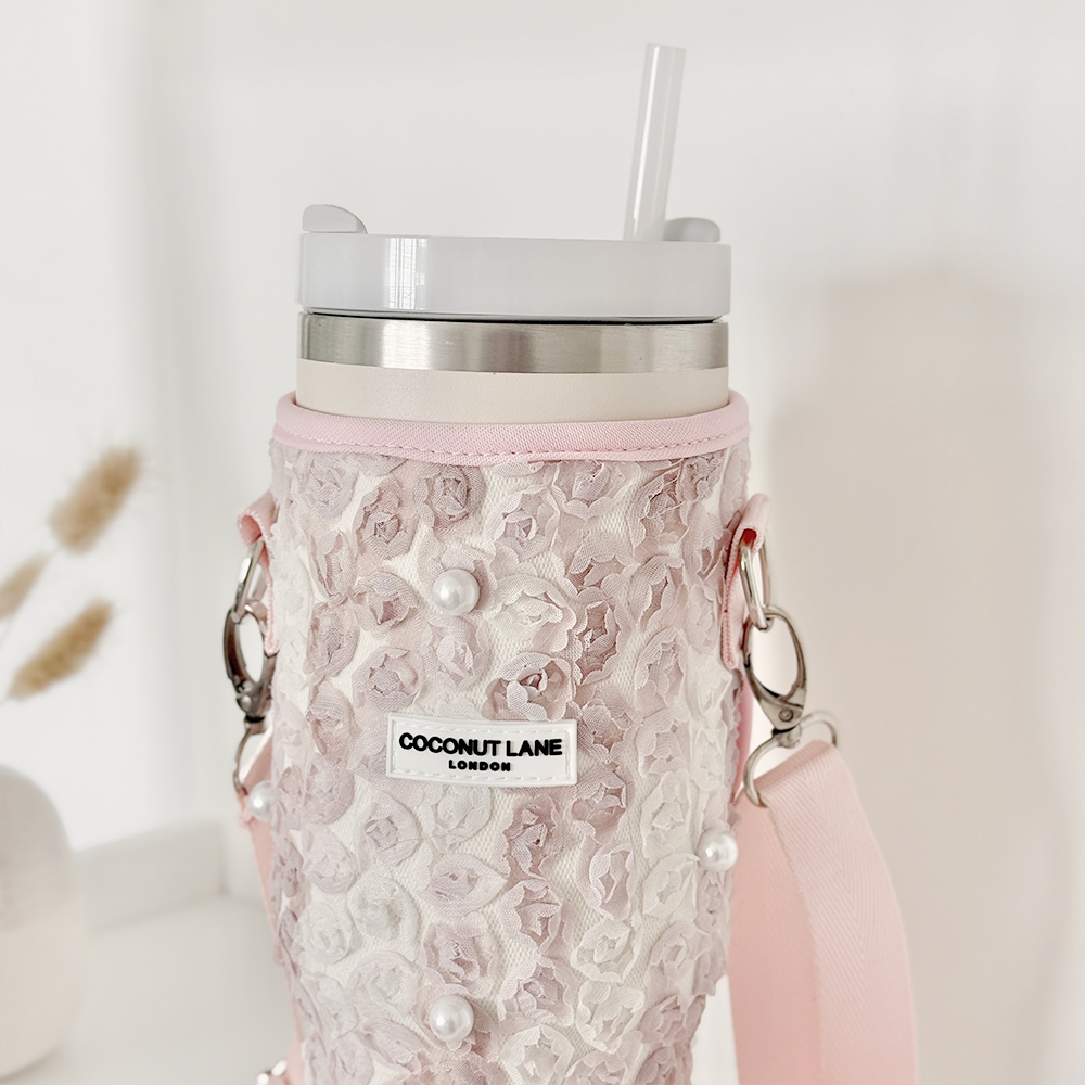 Tumbler Carry Case - Pearls in Bloom