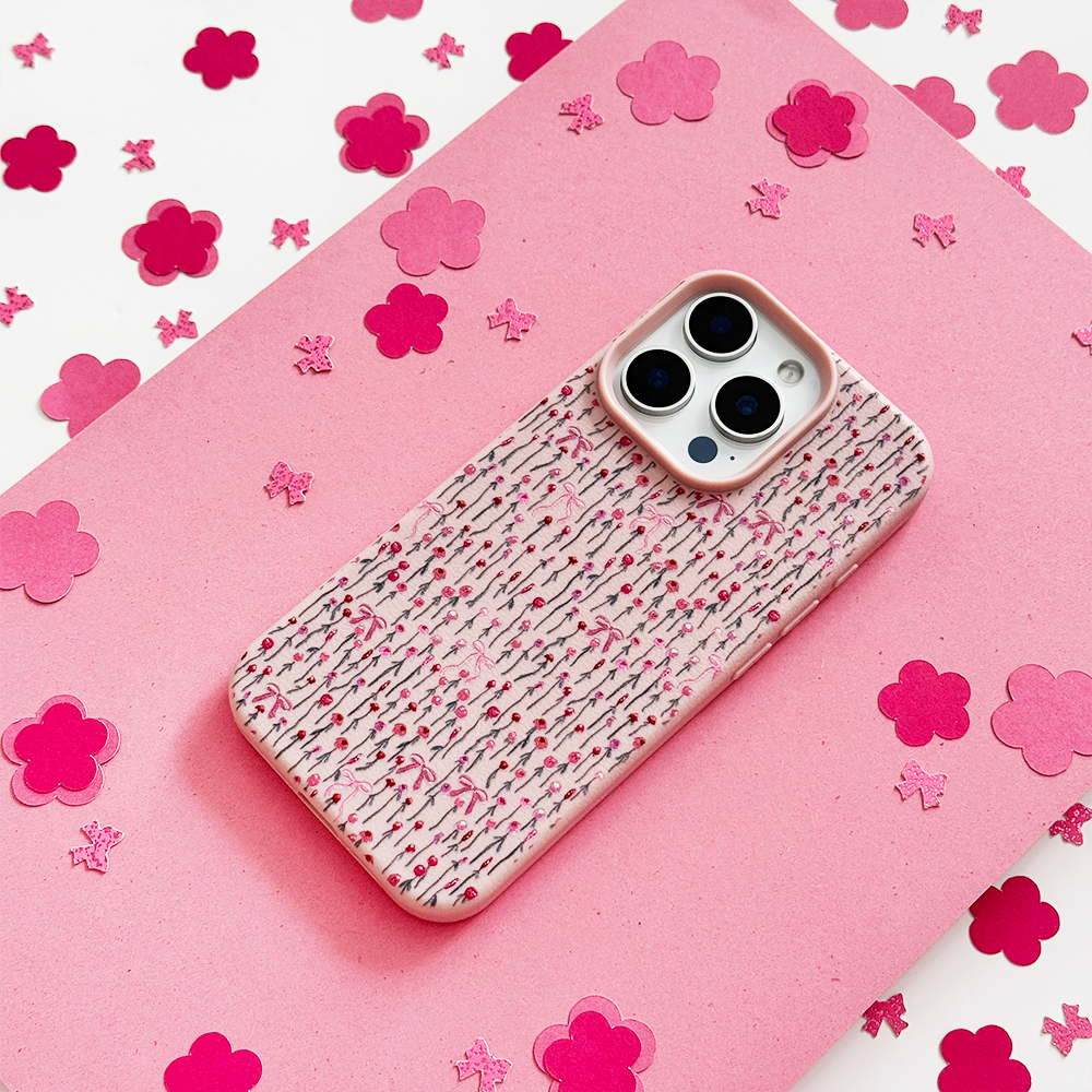 Peony Bow Phone Case