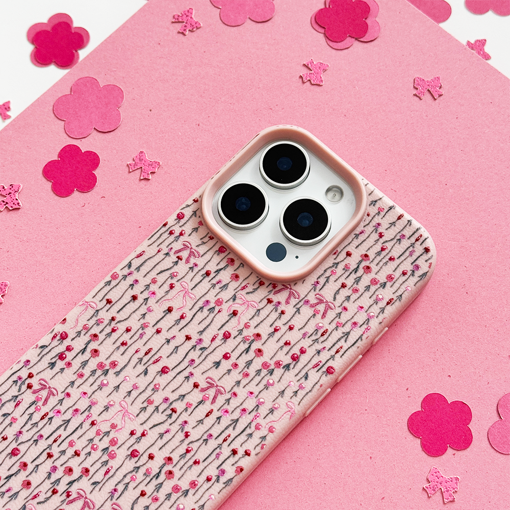 Peony Bow Phone Case