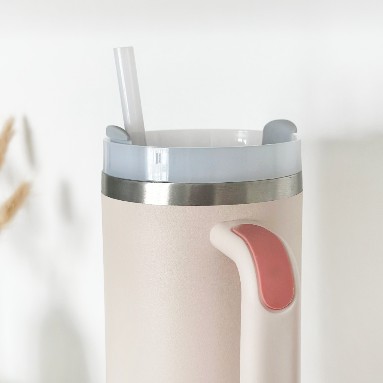 Stainless Steel Tumbler - Marshmallow Pink