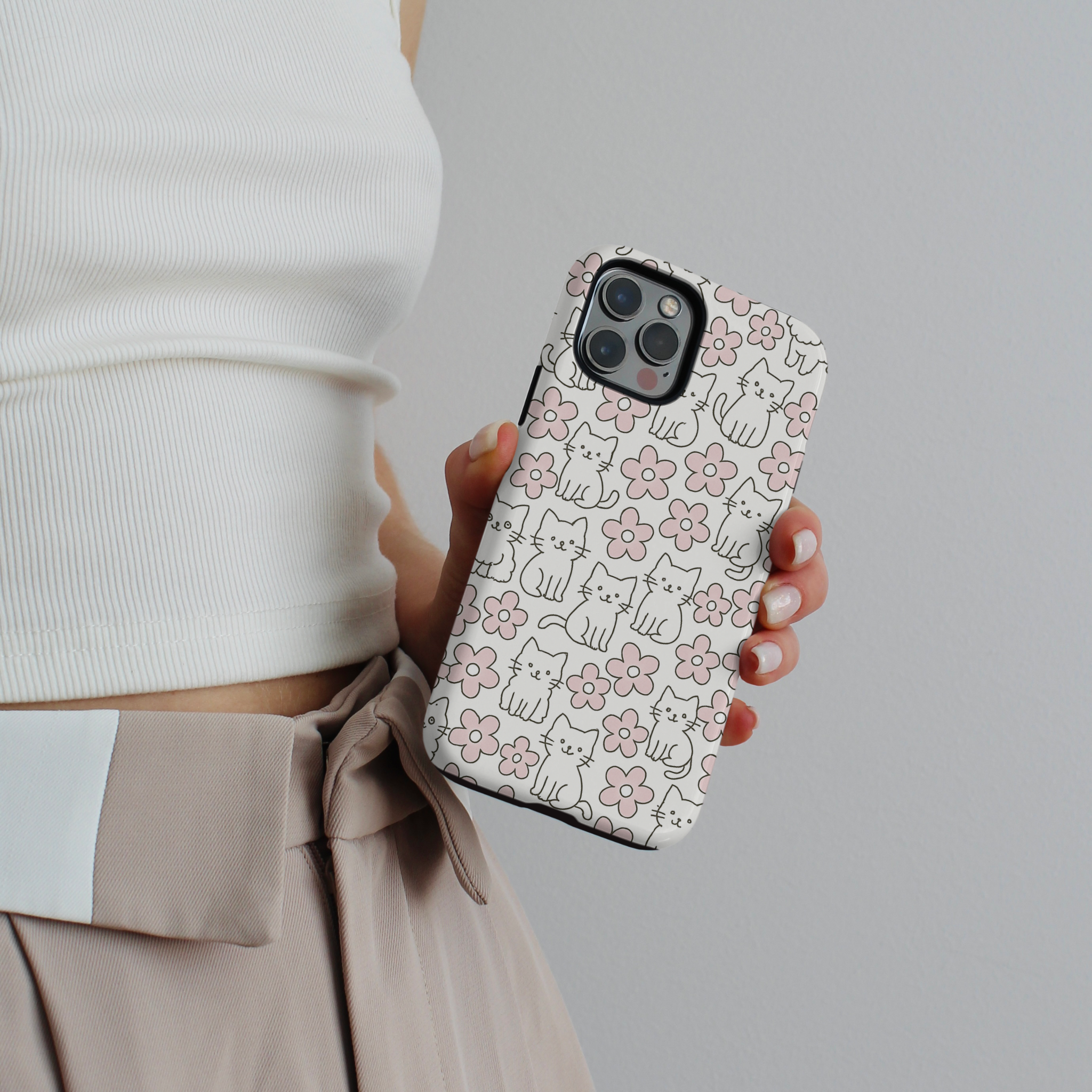 Tough MagSafe® Phone Case - Purrfect Blooms
