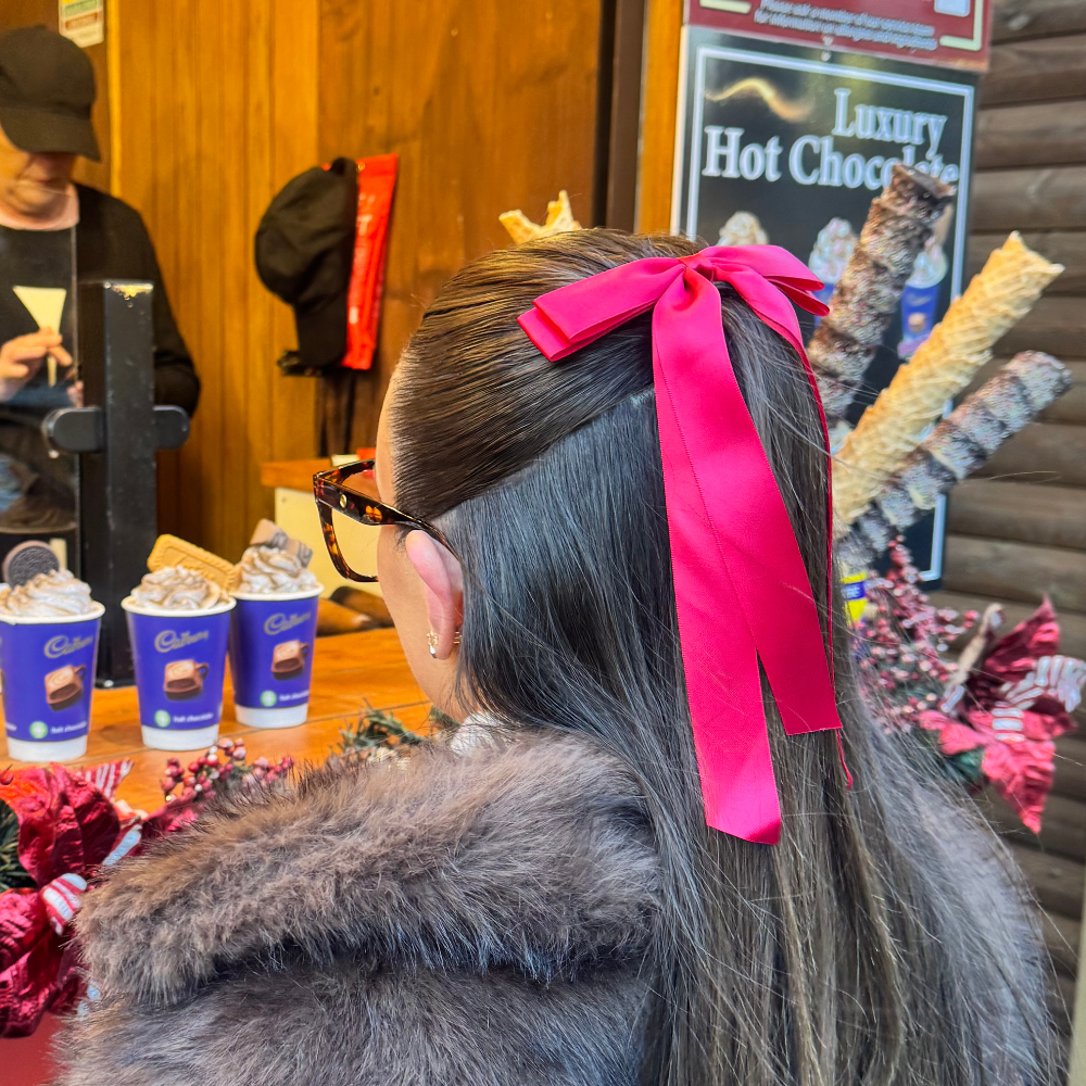 Kurdeleli Fiyonk Toka - Kiraz Kırmızısı