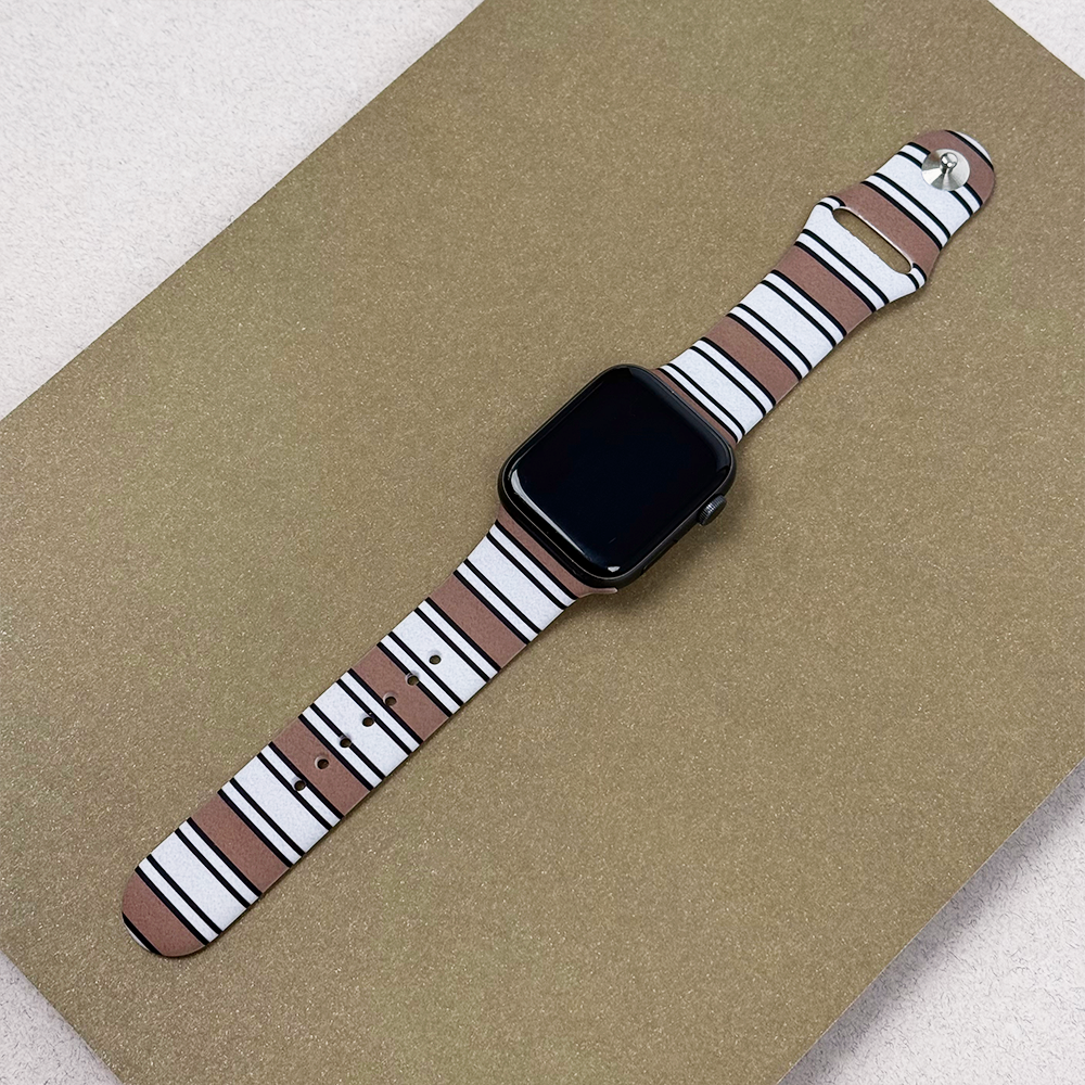 Retro Stripes Apple Watch Strap