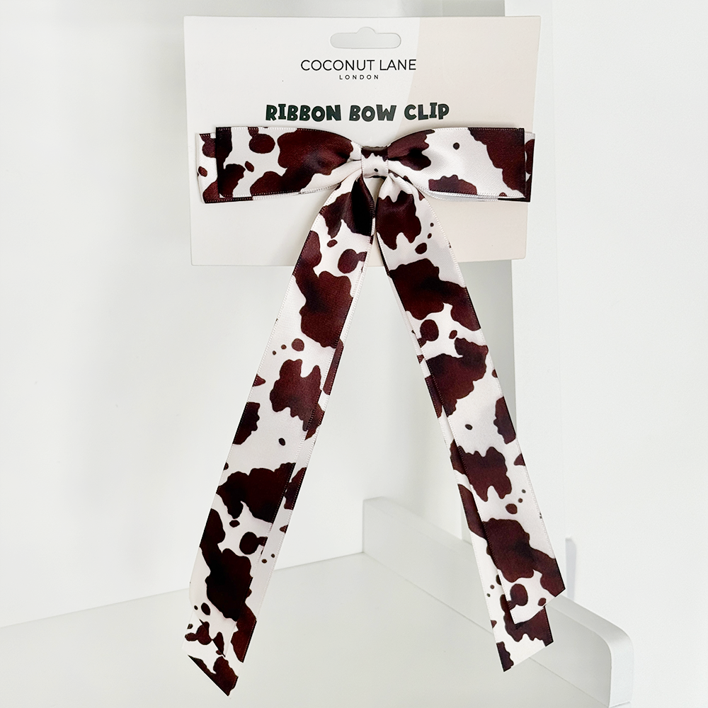 Ribbon Bow Clip - Rodeo Cowgirl