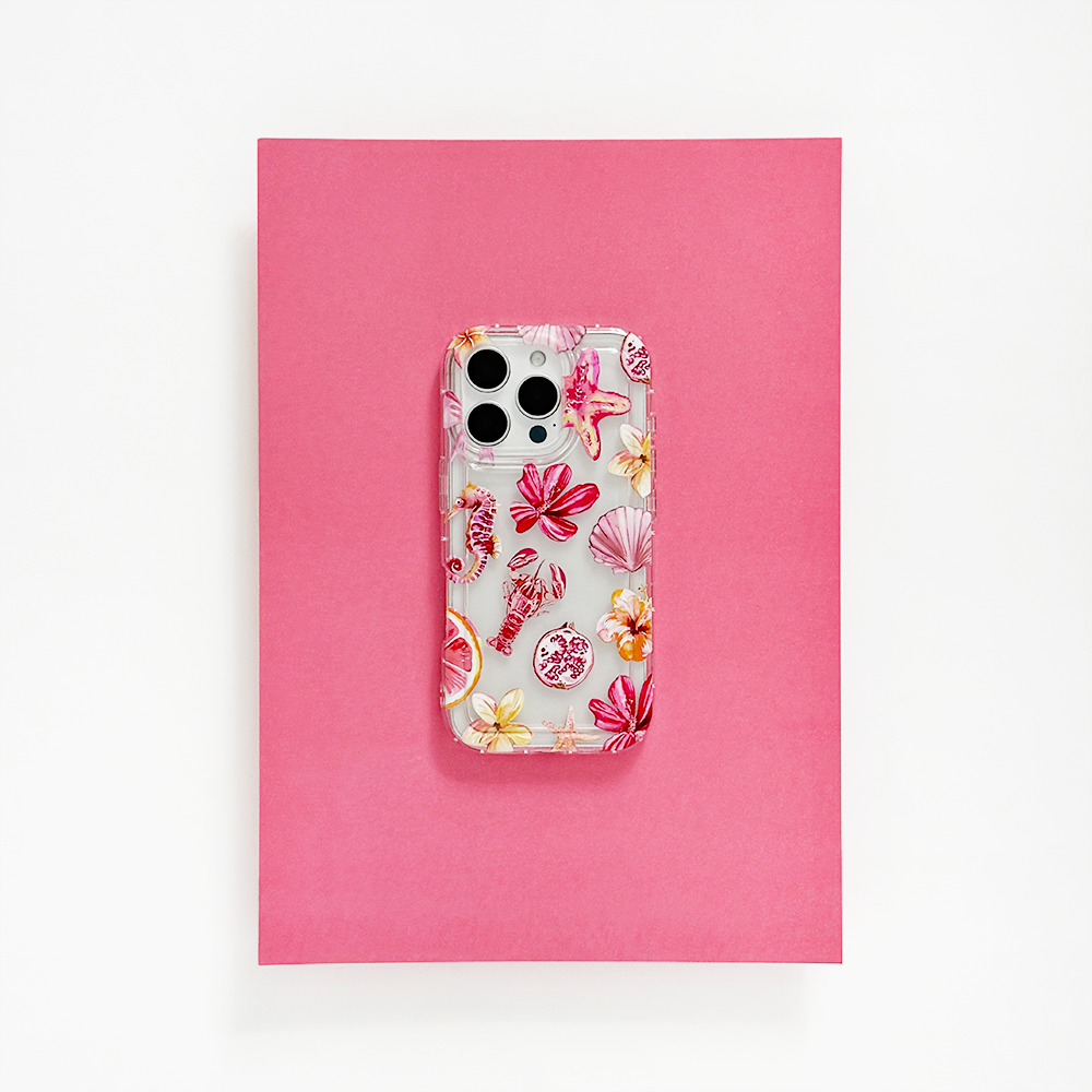 Şeffaf Telefon Kılıfı - Rosé Sahili