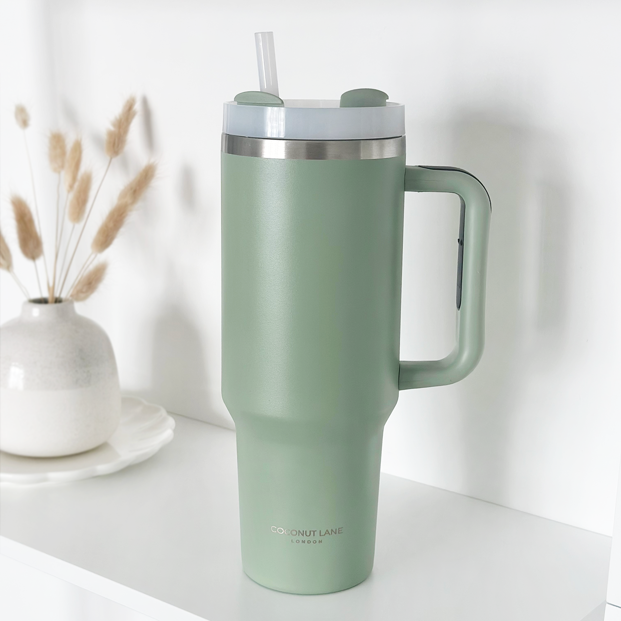 Stainless Steel Tumbler - Soft Sage