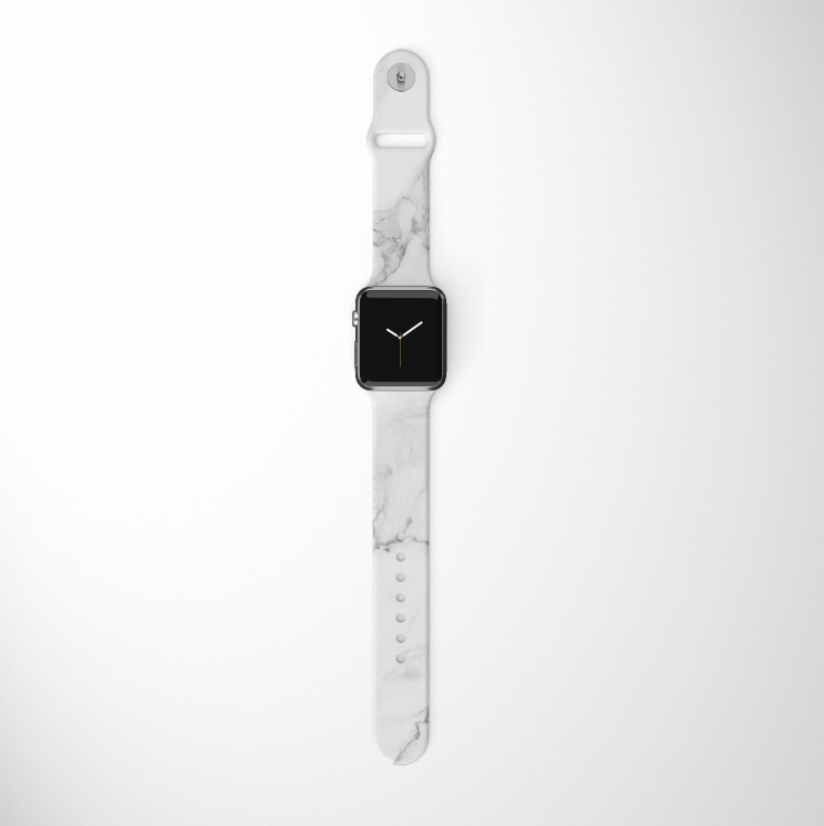 Mermer Desenli Apple Watch Kayışı