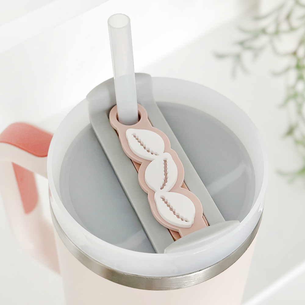 Beach Shells Tumbler Topper - Nude