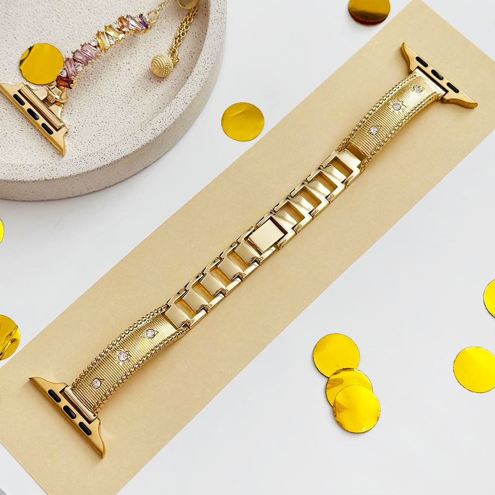 Shimmer Star Apple Watch Strap - Gold