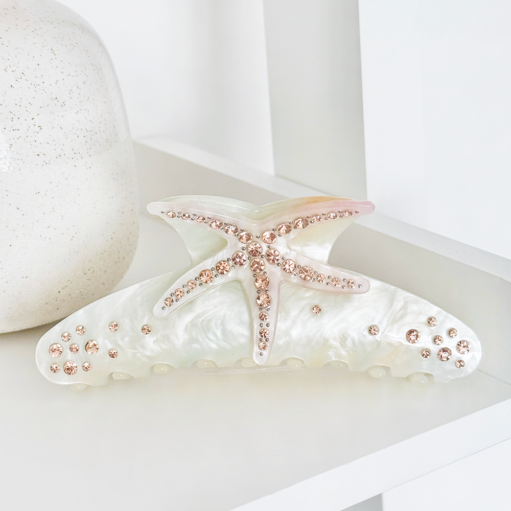 Starfish Claw Clip - Golden Hour