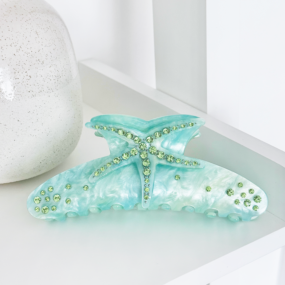 Starfish Claw Clip - Seafoam
